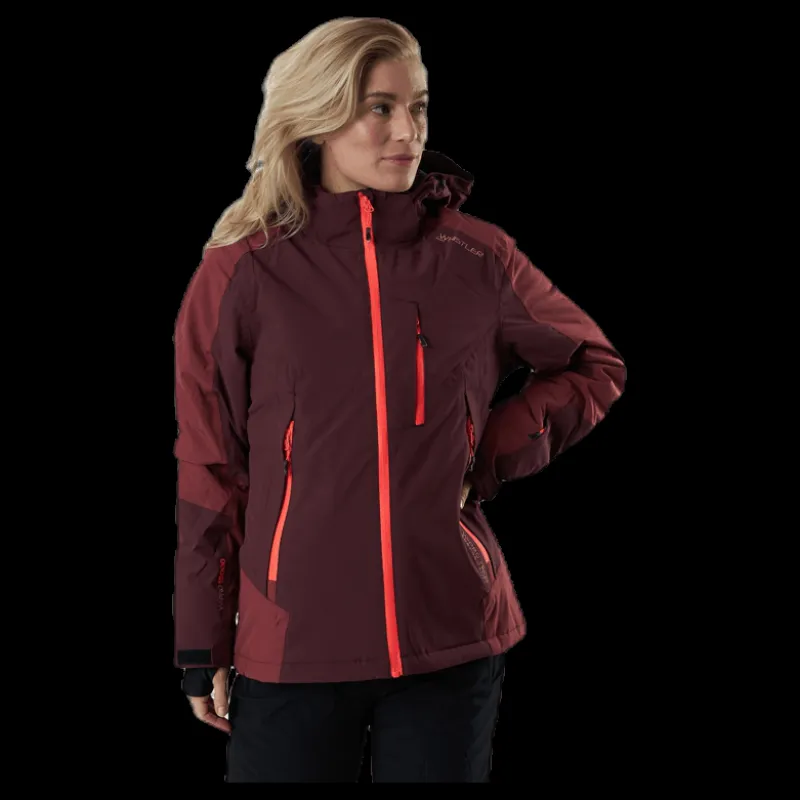 Best Whistler Tyran 4-way Stretch Ski Jacket W-PRO 15000 Purple Lila