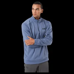 Online Under Armour Ua Armour Fleece 1/4 Zip Aurora Purple Blå