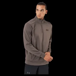 Discount Under Armour Ua Armour Fleece 1/4 Zip Fresh Clay Grå