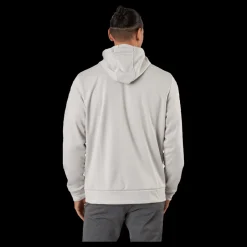 New Under Armour Ua Armour Fleece Fz Hoodie Ghost Gray Grå