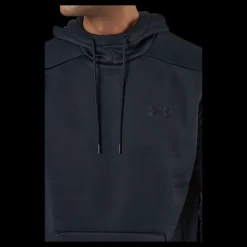 Under Armour Ua Armour Fleece Hoodie Black Blå