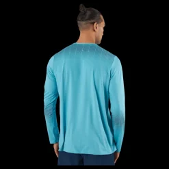 Sale Under Armour Ua Armourprint Ls Glacier Blue Turkos