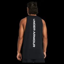 Under Armour Ua Baseline Cotton Tank Black Svart Best