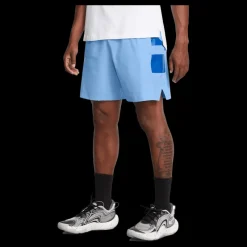 Under Armour Ua Baseline Woven Short Horizon Blue Blå Sale