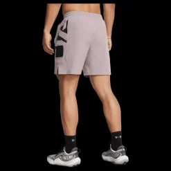New Under Armour Ua Baseline Woven Short Tetra Gray Beige