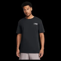 Under Armour Ua Bball Logo Court Ss Black Svart Outlet