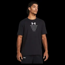 Hot Under Armour Ua Bball Net Icon Ss Black Svart