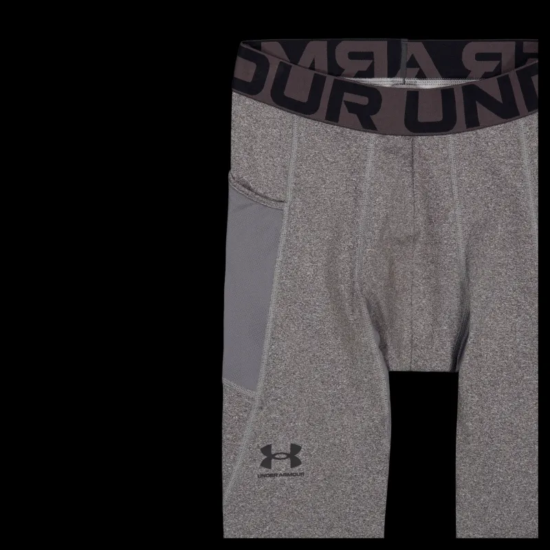 Under Armour Ua Cg Armour Leggings Charcoal Light Heather Grå Outlet