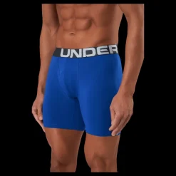 Under Armour Ua Charged Cotton 6in 3 Pack Royal Blå Discount