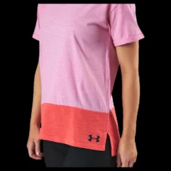 Hot Under Armour UA Charged Cotton SS Pink Rosa