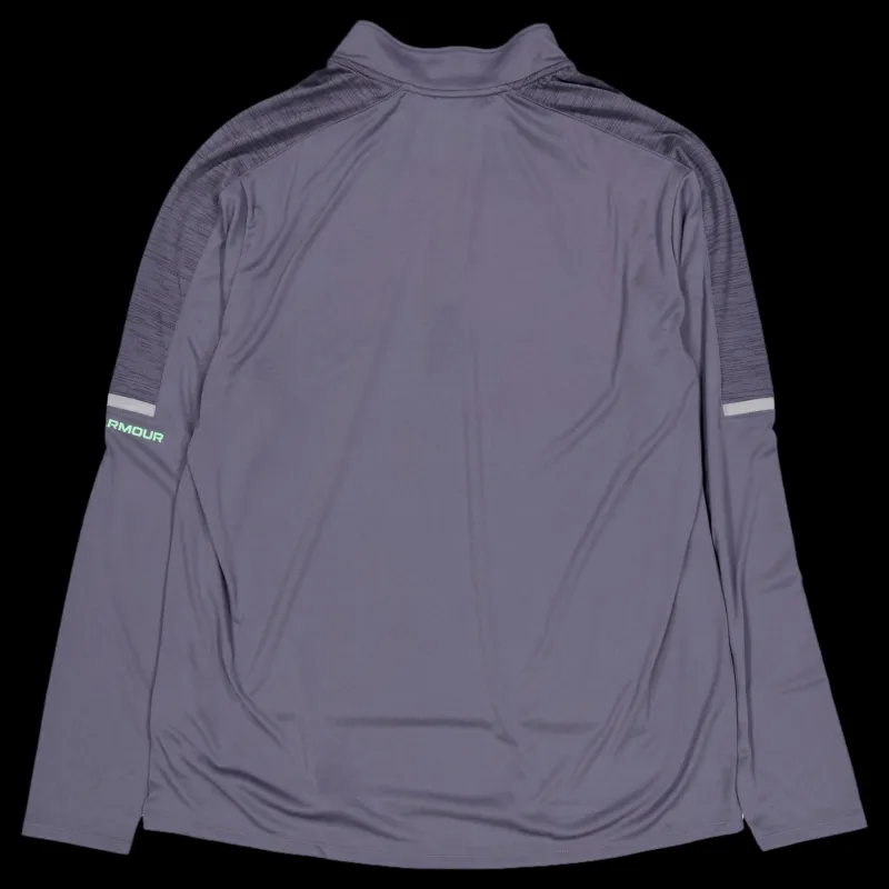 New Under Armour Ua Core+ Tech 1/4 Zip Castlerock Grå