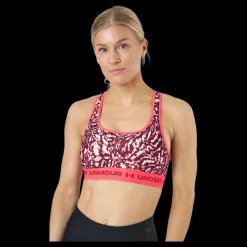 New Under Armour Ua Crossback Mid Print Penta Pink / Penta Pink / Blac Flerfärgad