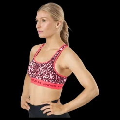 New Under Armour Ua Crossback Mid Print Penta Pink / Penta Pink / Blac Flerfärgad
