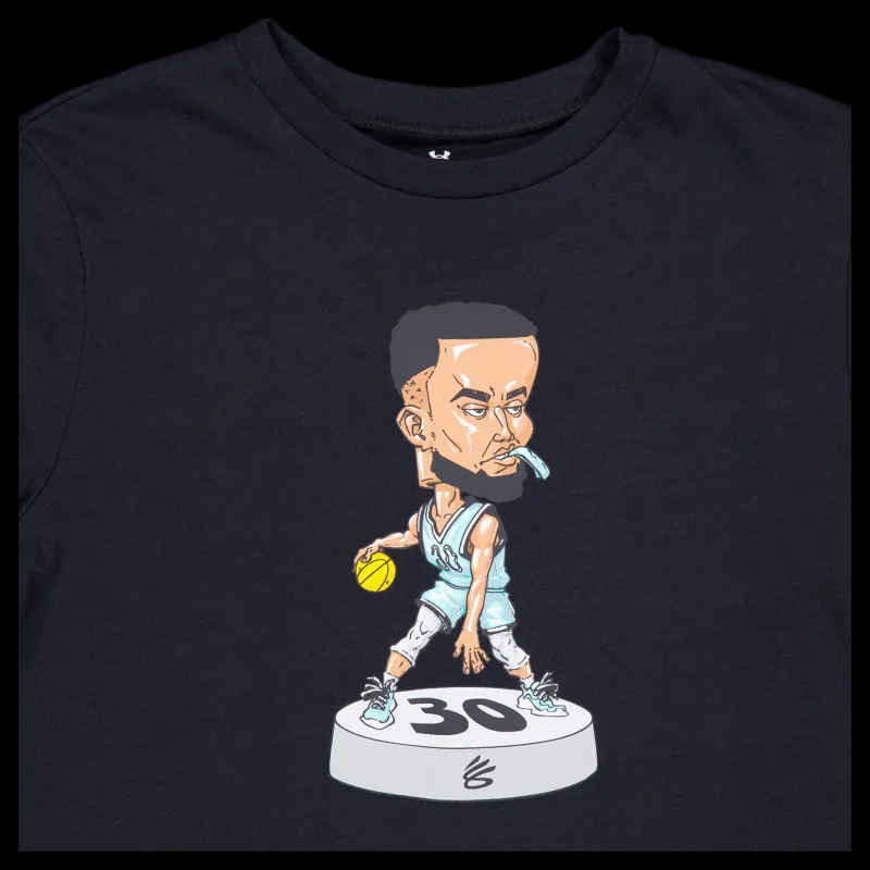 Clearance Under Armour Ua Curry Bobblehead Ss Black Svart