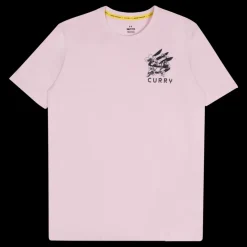 Under Armour Ua Curry Lc Logo Ss Retro Rosa