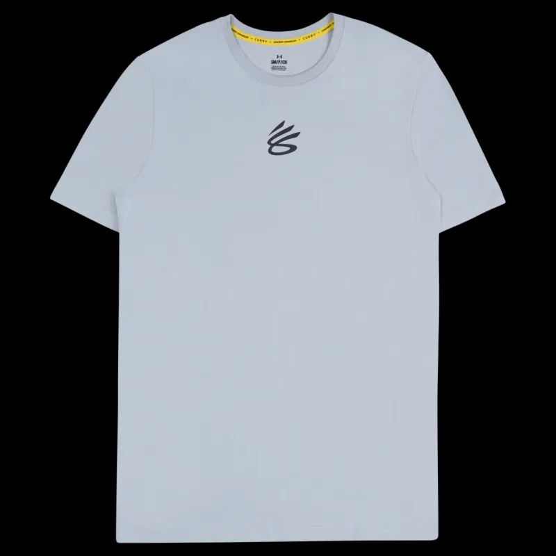 Under Armour UA Curry Logo Ss Mod Grå Best