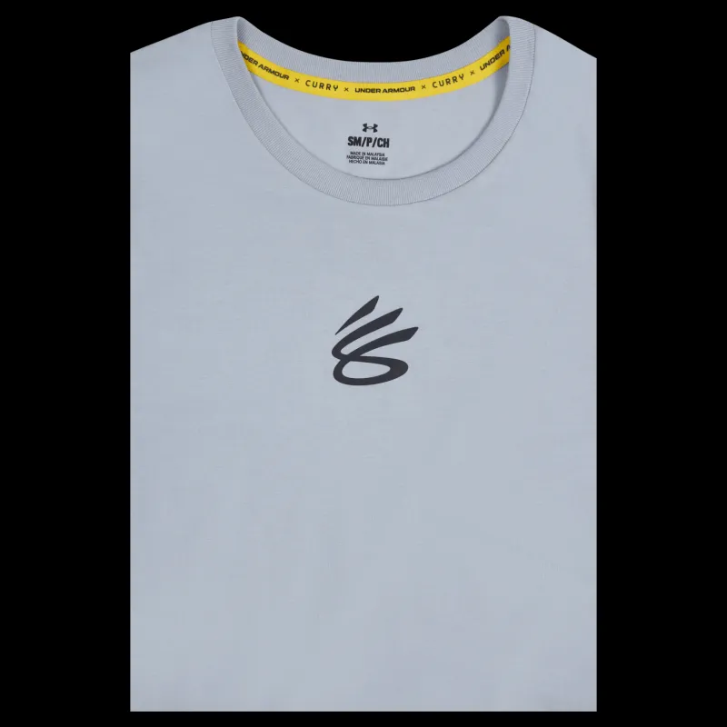 Under Armour UA Curry Logo Ss Mod Grå Best