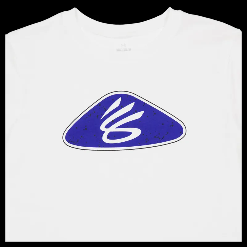 Best Under Armour Ua Curry Logo Ss White Vit