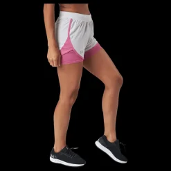 Outlet Under Armour Ua Fly By Elite 2-in-1 Short Ghost Gray Rosa