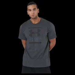Online Under Armour Ua Gl Foundation Ss T Charcoal Medium Heat Grå