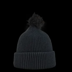 New Under Armour Ua Halftime Ribbed Pom Black Svart