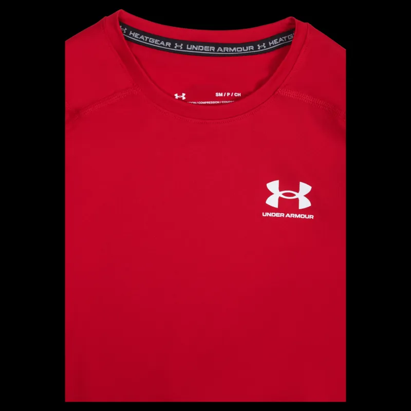 Under Armour UA HG Armour Comp Ls Röd Best