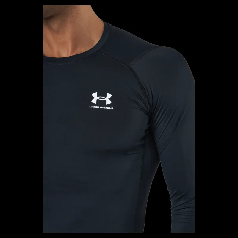 Under Armour Ua Hg Armour Comp Ls Black Svart Clearance