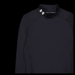 Under Armour Ua Hg Armour Comp Mock Ls Black Svart Sale