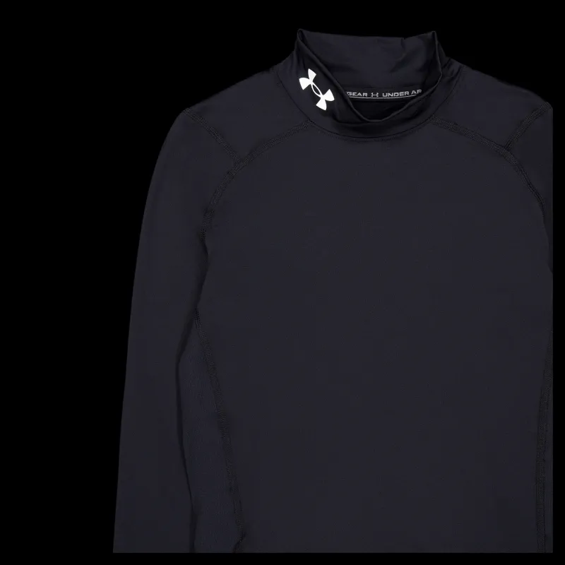 Under Armour Ua Hg Armour Comp Mock Ls Black Svart Sale