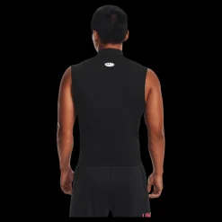 Discount Under Armour Ua Hg Armour Comp Mock Sl Black Svart