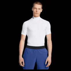 Under Armour Ua Hg Armour Comp Mock Ss White Vit Sale
