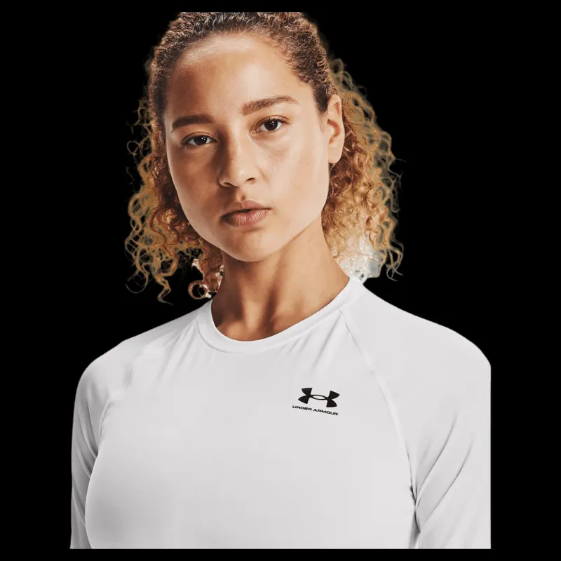 Under Armour Ua Hg Authentics Comp Ls White Vit Sale