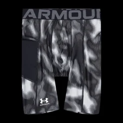 Hot Under Armour Ua Hg Prtd Long Shorts Black Flerfärgad