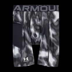 Hot Under Armour Ua Hg Prtd Long Shorts Black Flerfärgad