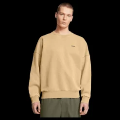 Under Armour Ua Icon Hwt Flc Wash Os Crew Camel Beige Outlet
