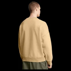 Under Armour Ua Icon Hwt Flc Wash Os Crew Camel Beige Outlet