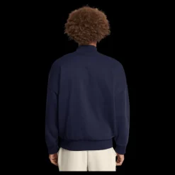 Discount Under Armour Ua Icon Hwt Terry Os 1/2 Zip Midnight Navy Blå