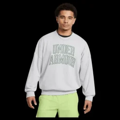 Clearance Under Armour Ua Icon Hwt Terry Os Crew Black Grå