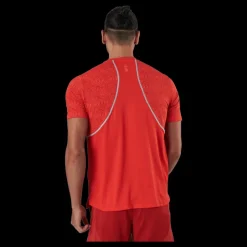 Online Under Armour Ua Iso-chill Run Printed Ss Dark Orange Röd