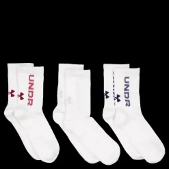 Under Armour Ua 3-maker 3pk Mid-crew Mod Gray Vit New