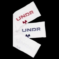 Under Armour Ua 3-maker 3pk Mid-crew Mod Gray Vit New