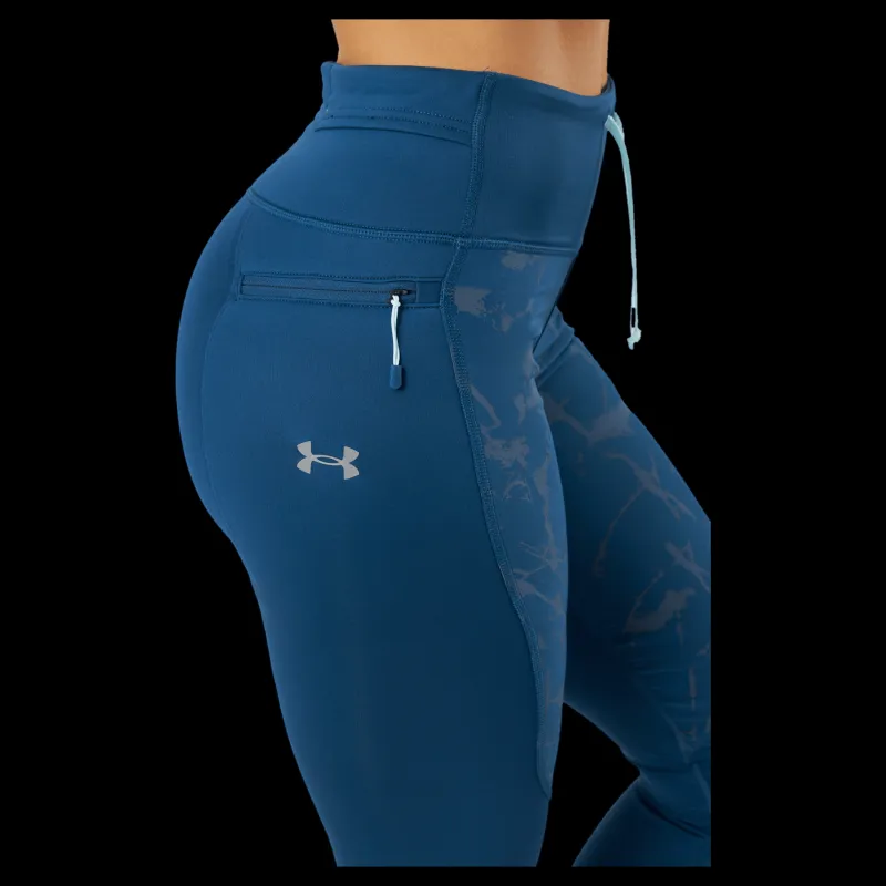 Under Armour Ua Outrun The Cold Tight Ii Petrol Blue Blå