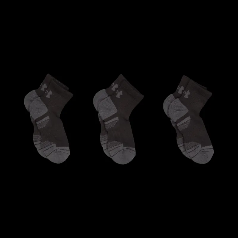 Under Armour Ua Performance Tech 3pk Qtr Black Svart Discount