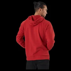 Under Armour Ua Rival Fleece Big Logo Hd Radiant Red Röd