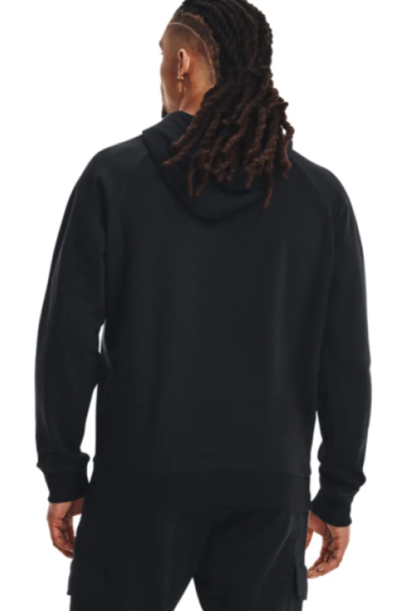 Under Armour Ua Rival Fleece Hoodie Black Blå