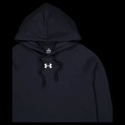 Under Armour Ua Rival Fleece Hoodie Black Blå