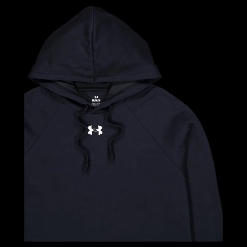 Under Armour Ua Rival Fleece Hoodie Black Blå