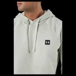 Under Armour Ua Rival Fleece Hoodie Khaki Base Grå