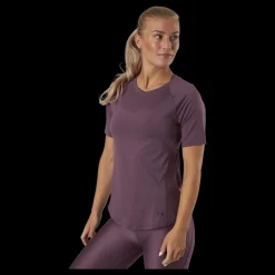 Under Armour Ua Rush Mesh Ss Ash Plum Lila Discount