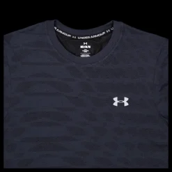 Online Under Armour Ua Seamless Novelty Ss Black Blå